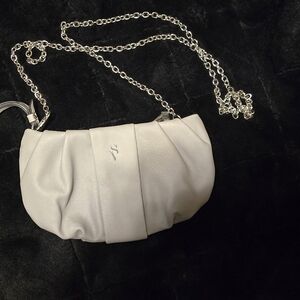 Simply Vera Vera Wang Elegant Grey Wristlet/Clutch/Shoulder Women’s Bag
